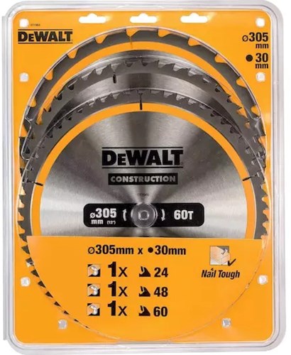 Load image into Gallery viewer, Dewalt accessoires cirkelzaagbladen 3 pack | 305x30mm - dt1964-qz
