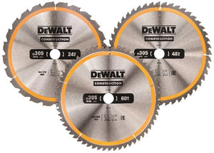Dewalt accessoires cirkelzaagbladen 3 pack | 305x30mm - dt1964-qz