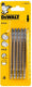 Dewalt accessoires decoupeerzaagblad hcs voor snel, zuiver zagen in hout <60mm, 118x91x3mm, (t301cd) - dt2052-qz