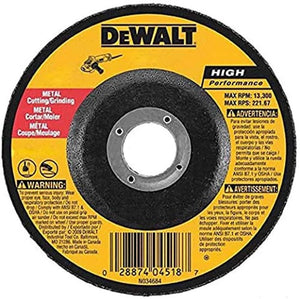 Dewalt accessoires extreme 2x afbraamschijf voor metaal | 125 x 6.0 x 22,2 mm - dx7941-ae