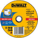Dewalt dt43904 doorslijpschijf rvs 125mm