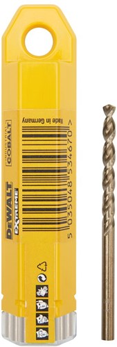 Dewalt accessoires hss industrial cobalt metaalboor 5.0mm - dt4929-qz