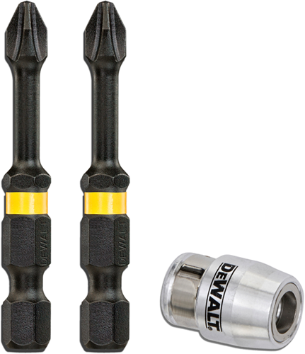 Afbeelding laden in galerijviewer, Dewalt accessoires impact torsion 2xph2 50 mm + 1 maglock - dt70536t-qz
