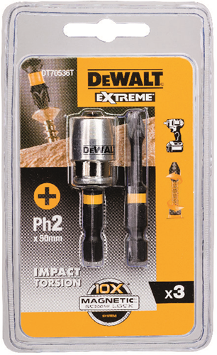 Afbeelding laden in galerijviewer, Dewalt accessoires impact torsion 2xph2 50 mm + 1 maglock - dt70536t-qz
