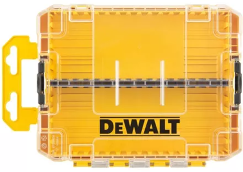 Dewalt accessoires tough case maat medium leeg x1 + tictac leeg x1 + tussenschotten x6 + 25 mm 7 stuks houder x2 + 57 mm 7 stuks houder x2 - dt70802-qz