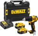 Dewalt dcd708p3t-qw | xr brushless compacte accu schroef- boormachine 18v in tstak (3x 5.0ah accu + lader) - dcd708p3t-qw