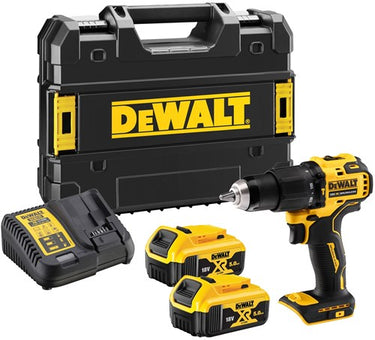Dewalt dcd709p2t | compacte accu klopboormachine | 18v | 2 x 5.0 ah li-ion accu's | in tstak koffer