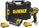 Dewalt dcf601d2 | compacte accu schroefmachine | 1 4 | 12 volt | 2.0ah li-ion - dcf601d2-qw