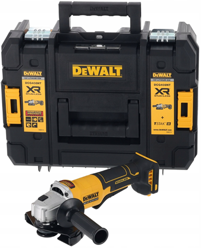 Afbeelding laden in galerijviewer, Dewalt dcg408nt-xj 18v xr accu haakse slijper | 125mm | dodemansschakelaar | zonder accu's en lader in tstak - dcg408nt-xj
