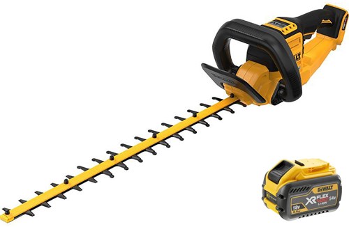 Dewalt dcmht573x1-qw | 54v xr flexvolt | accu heggenschaar | 1 x 9.0 ah accu + snellader dcmht573x1-qw