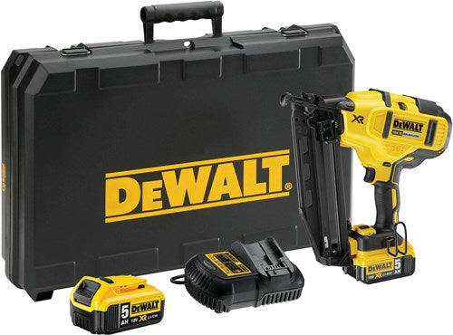 Dewalt dcn660p2 18v afwerktacker 16ga 2x5.0ah in koffer - dcn660p2-qw