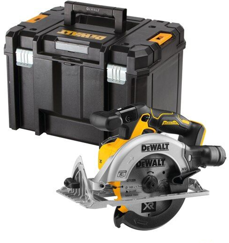 Chargez l'image dans la visionneuse de la galerie, Dewalt dcs565nt-xj | accu cirkelzaag | xr | 18 volt | 165 mm | body in tstak | zonder accu's laders - dcs565nt-xj
