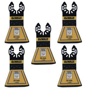 Dewalt accessoires dewalt dt20775 - multitool zaagbladen 3-zijdige zaagsnede | 5 stuks - dt20775-qz