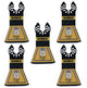 Dewalt accessoires dewalt dt20775 - multitool zaagbladen 3-zijdige zaagsnede | 5 stuks - dt20775-qz