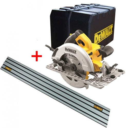 Load image into Gallery viewer, Dewalt dwe576kr 1600w cirkelzaag + 1500mm geleiderail | actieprijs - dwe576kr
