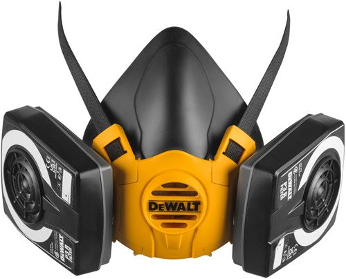 Load image into Gallery viewer, Dewalt dxir1hmlp3 lichtgewicht halfgelaatsmasker met p3 filters | maat l - dxir1hmlp3
