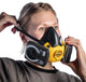 Dewalt dxir1hmlp3 lichtgewicht halfgelaatsmasker met p3 filters | maat l - dxir1hmlp3