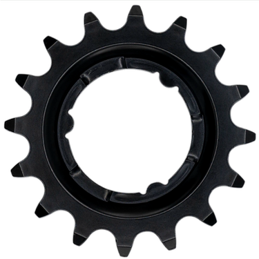 Kmc tandwiel voor shimano 16t o-mo staal 3 32 inch - zwart