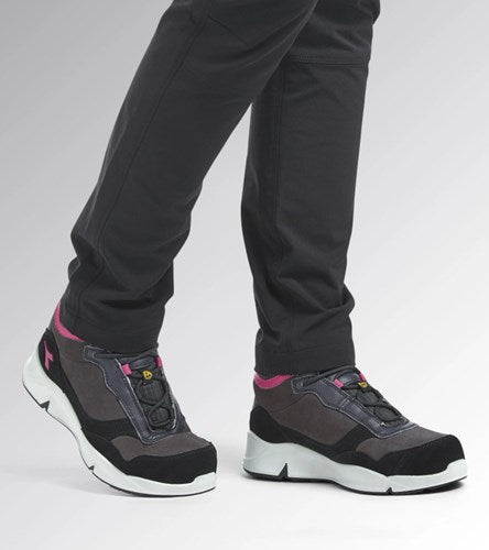 Diadora werkschoen athena mid 179901 s3l | nine iron raspberry (d0458) | maat 40 - 8053607443543