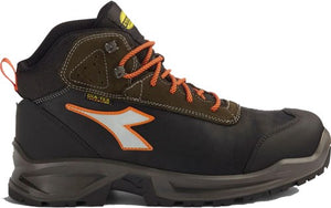 Diadora werkschoen sport diatex 181120 mid s3 (zwart groen) | zwart groen | maat 42 - 8053607615933
