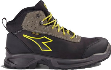 Diadora werkschoen sport diatex mid 181120 s3 (zwart grijs) | zwart staal grijs | maat 46 - 8053607615834