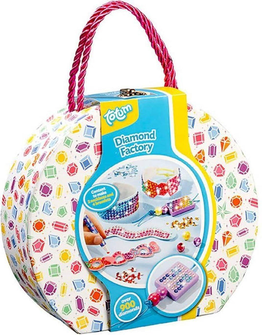 Intro diamond factory - totum knutsel koffertje om sieraden te maken