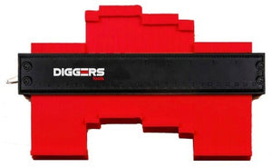Diggers aftekenhulp 12x12 cm - dig739