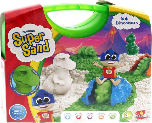Goliath super sand dinosaurus koffer sand binnen spelen