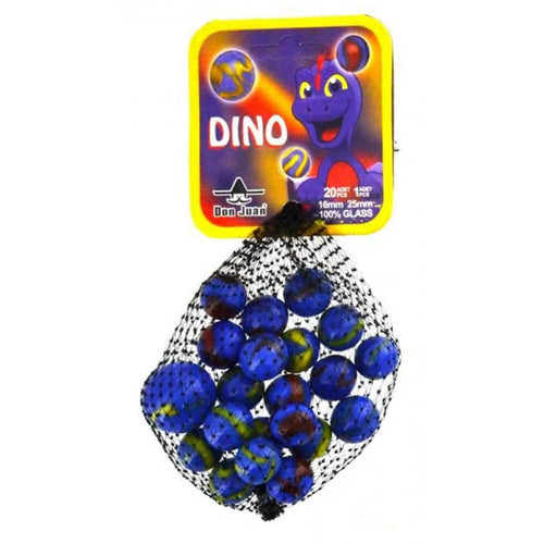 Adic dino knikkers 20 kleine en 1 bonk