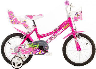 Dino Happy 14 Inch 24 cm Meisjes Knijprem Roze