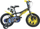 Dino batman 16 inch 27 cm jongens knijprem zwart geel