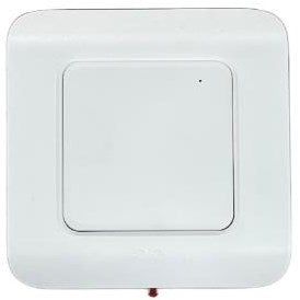 Di-o dio draadloze wand schakelaar enkel wit - 6960114