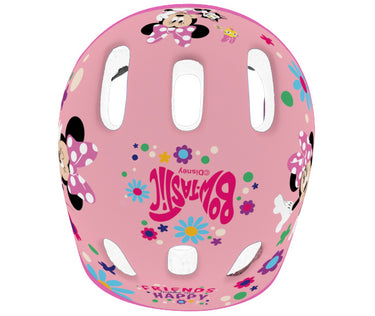 Disney minnie mouse fietshelm meisjes roze maat 44-48 cm (xs)