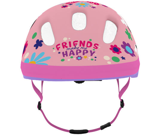 Disney minnie mouse fietshelm meisjes roze maat 44-48 cm (xs)