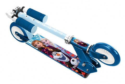 Frozen II 2-wiel Kinderstep Opvouwbaar Voetrem Blauw