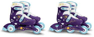 Disney Wish 2 in 1 Tri Inline Skates Semi-softboot Paars maat 27-30