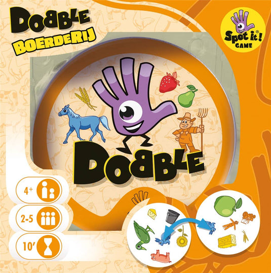 Asmodee dobble boerderij kaartspel