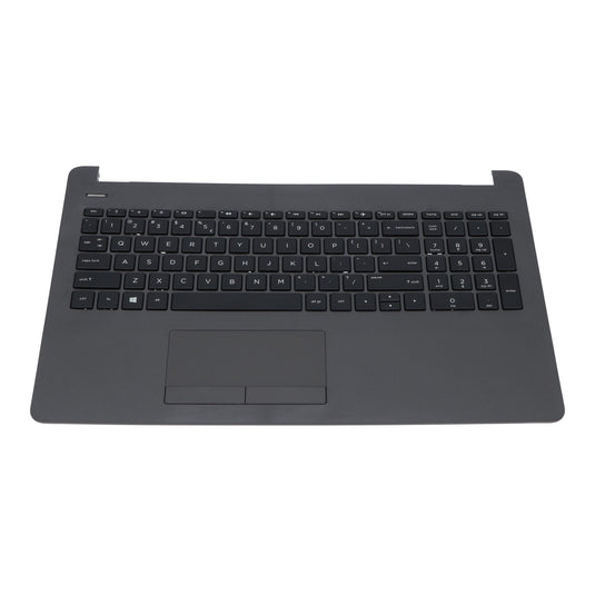 Ty hp laptop toetsenbord qwer us + top cover - grijs