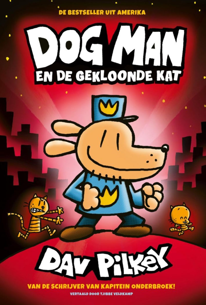 Load image into Gallery viewer, Condor dog man 3 - dog man en de gekloonde kat
