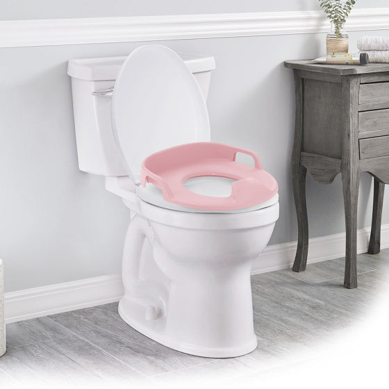 Load image into Gallery viewer, Dolu 3-in-1 educatief plaspotje met toiletverkleiner wit roze
