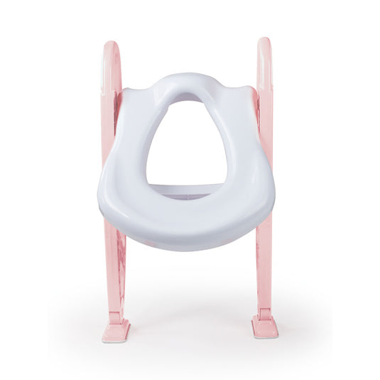 Dolu educatieve toilettrainer met trapje toiletverkleiner roze