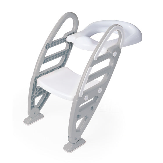 Load image into Gallery viewer, Dolu educatieve toilettrainer met trapje toiletverkleiner grijs
