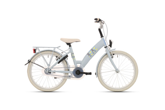 Bikefun kinderfiets lots of love 20 inch met remnaaf - lichtblauw