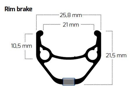 Load image into Gallery viewer, Ryde b.v. velg 28' - 14 622 zac421 aluminium cnc zwart db 32gts.
