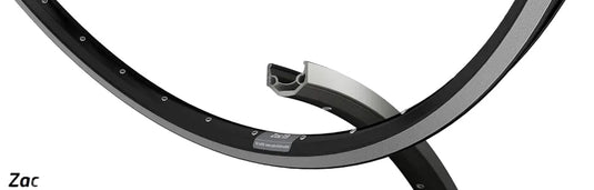 Ryde b.v. velg 28' - 14 zac19rs 28'-622 zwart cnc 32 gts. db