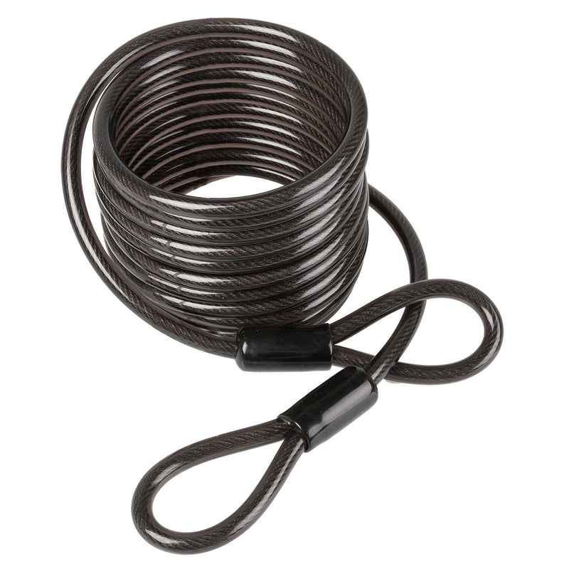 Load image into Gallery viewer, Etalagekabel 5m x 10mm met dubbele lus zwart
