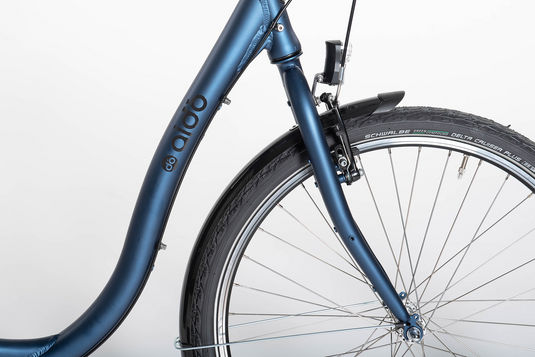 Kwadie aldo lage instap 28 7gvl alu. comfort mystery blue mat - 46 cm
