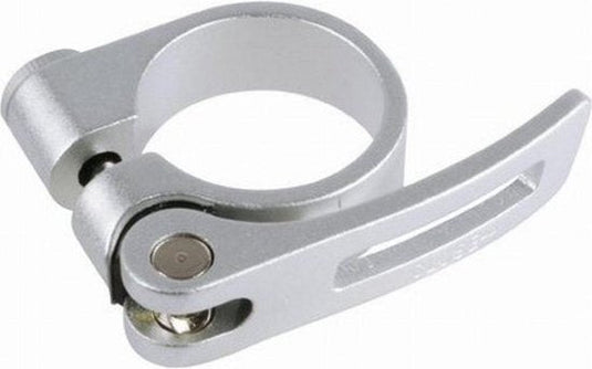 Kalloy hzb uno quick release zadelklem snelspan alu zilver 31.8 mm