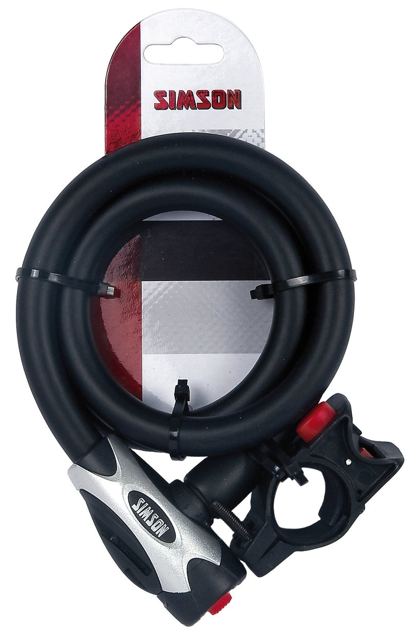 Afbeelding laden in galerijviewer, Simson Kabelslot Excellent 15x100 Zwart
