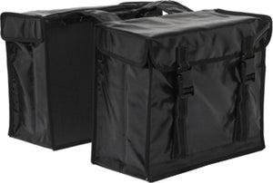 New Looxs Dubbele Tas Bisonyl XL Zwart - Fietstas - Unisex - Zwart